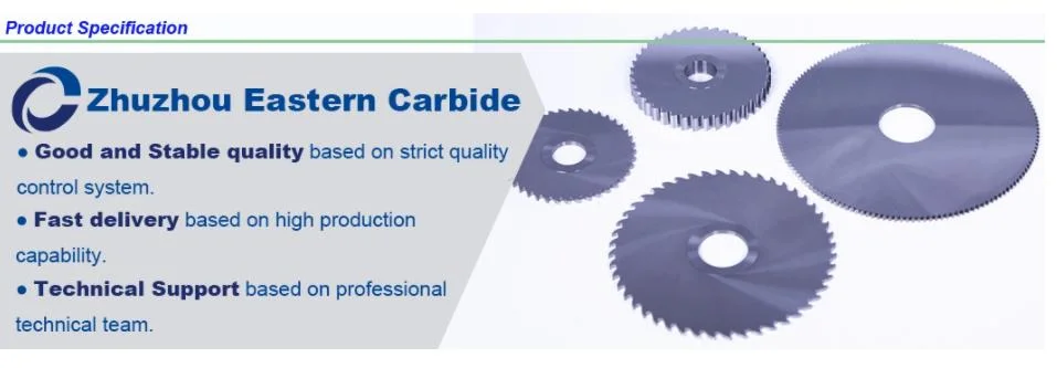 Crown Saw Blades for Cutting Aluminum, Cemented Carbide Saw Blades