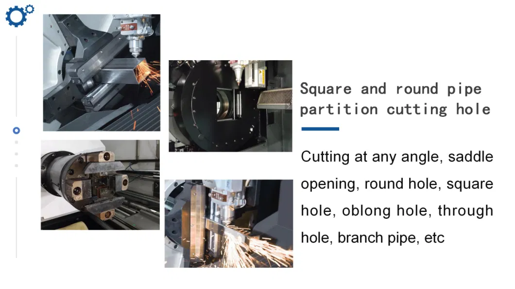 Factory Customized Laser Square Round Stainless Steel Pipe Cutting Machine with ISO9001